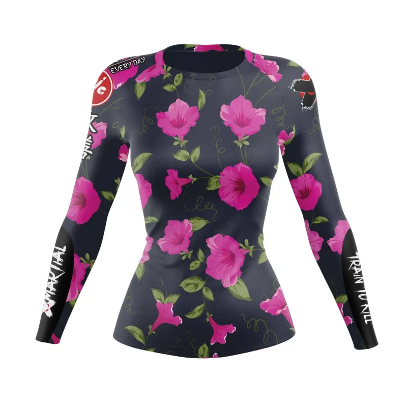 Orchid Women's Rash Guard sold by XMartial