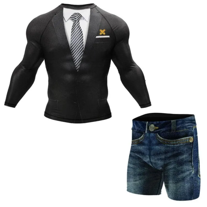 Ibiza BJJ Rash Guard Set sold by XMartial