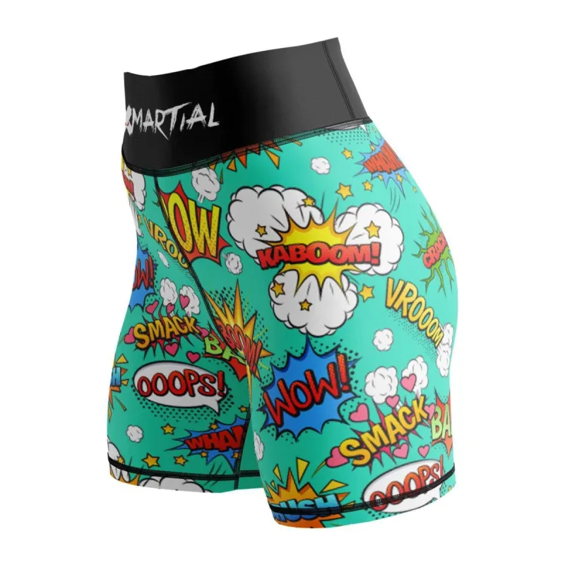 Comic Power Women's BJJ/MMA Compression Shorts sold by XMartial