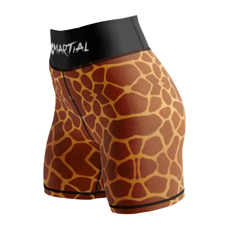 Giraffe Women's BJJ/MMA Compression Shorts sold by XMartial