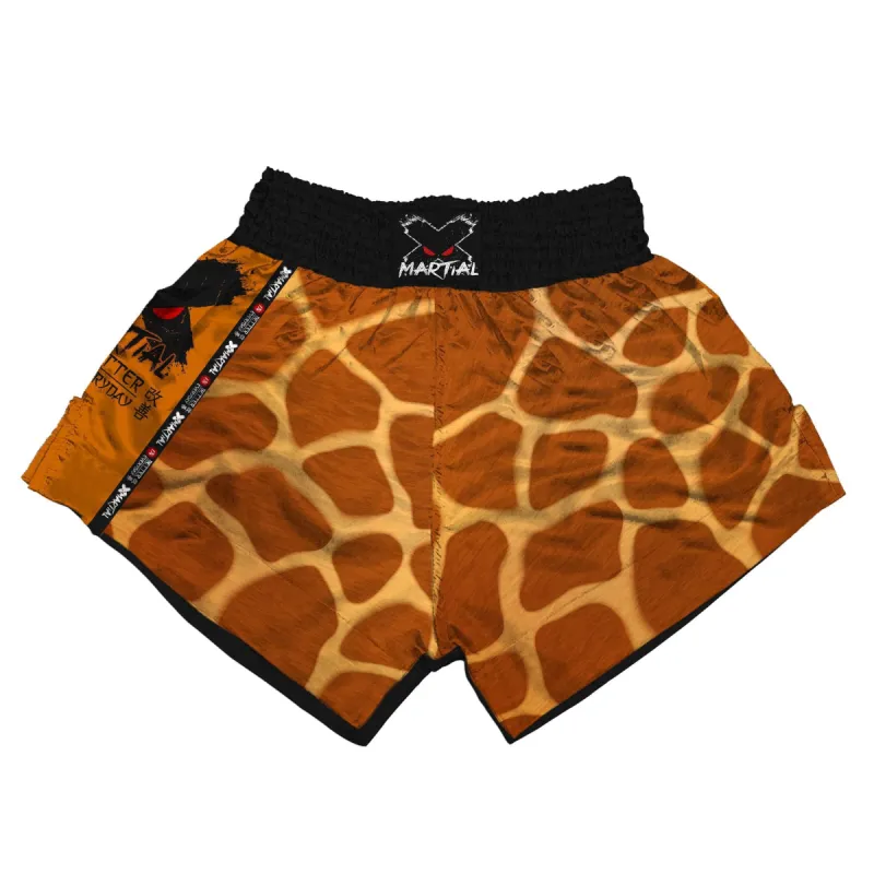 Giraffe Muay Thai Shorts sold by XMartial