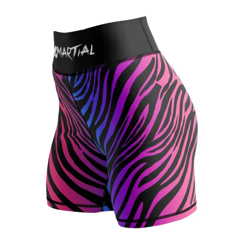 Acid Zebra Women's BJJ/MMA Compression Shorts sold by XMartial