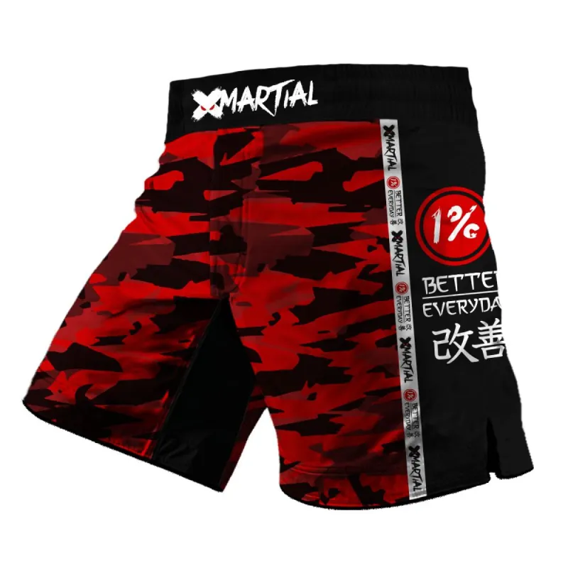 Geometric Camo 2.0 Hybrid BJJ/MMA Shorts sold by XMartial