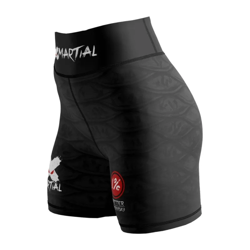 Lizard Women's BJJ/MMA Compression Shorts sold by XMartial