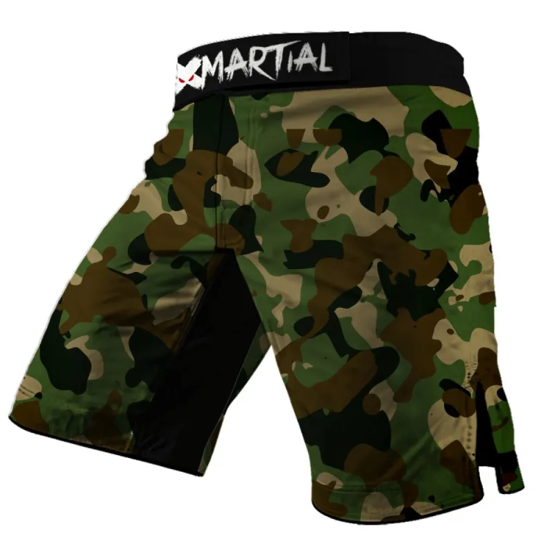 Camo 2.0 Hybrid BJJ/MMA Shorts sold by XMartial