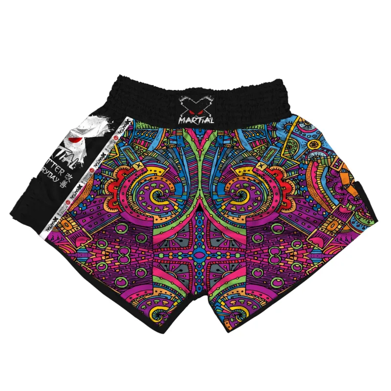 Aztec Muay Thai Shorts sold by XMartial