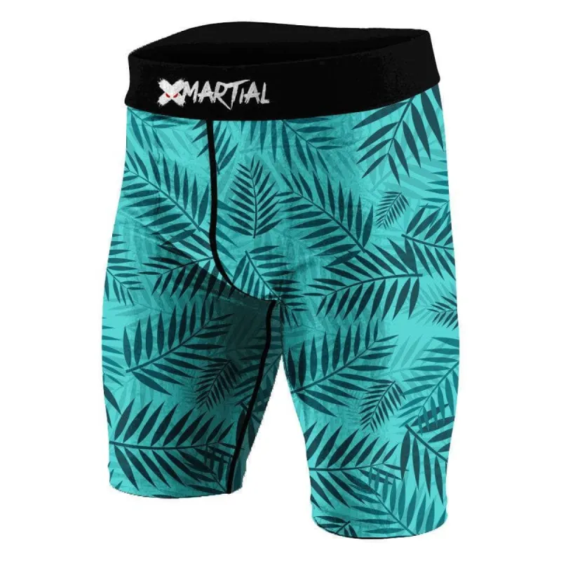 Tropical BJJ/MMA Compression Shorts sold by XMartial