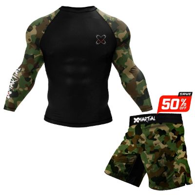 Sleeve Camo Rash Guard sold by XMartial