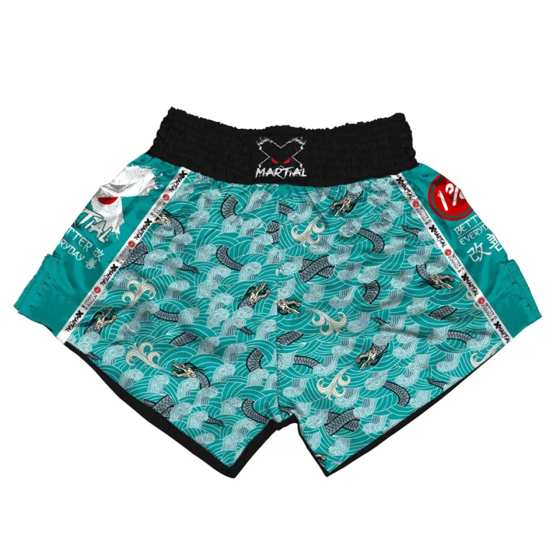Blue Dragon  Muay Thai Shorts sold by XMartial