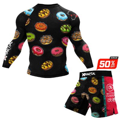 Sprinkled Donuts Rash Guard sold by XMartial