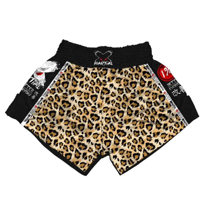 Leopard Muay Thai Shorts sold by XMartial