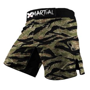 Tiger Camo 2.0 Hybrid BJJ/MMA Shorts sold by XMartial