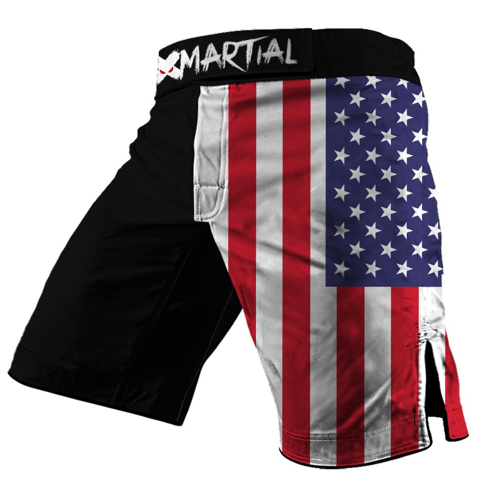 American Warrior 2.0 Hybrid BJJ/MMA Shorts sold by XMartial product image thumbnail 2