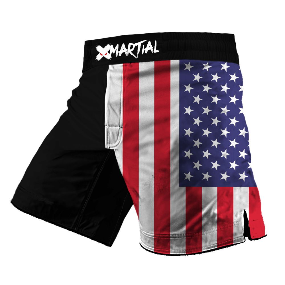 American Warrior 2.0 Hybrid BJJ/MMA Shorts sold by XMartial product image thumbnail 3