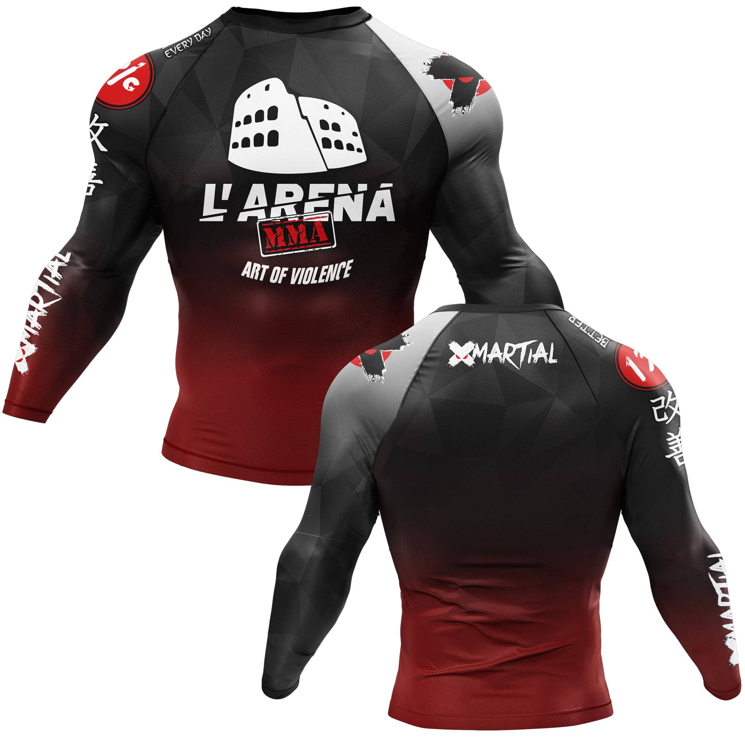 L' Arena BJJ Rash Guard sold by XMartial product image thumbnail 5
