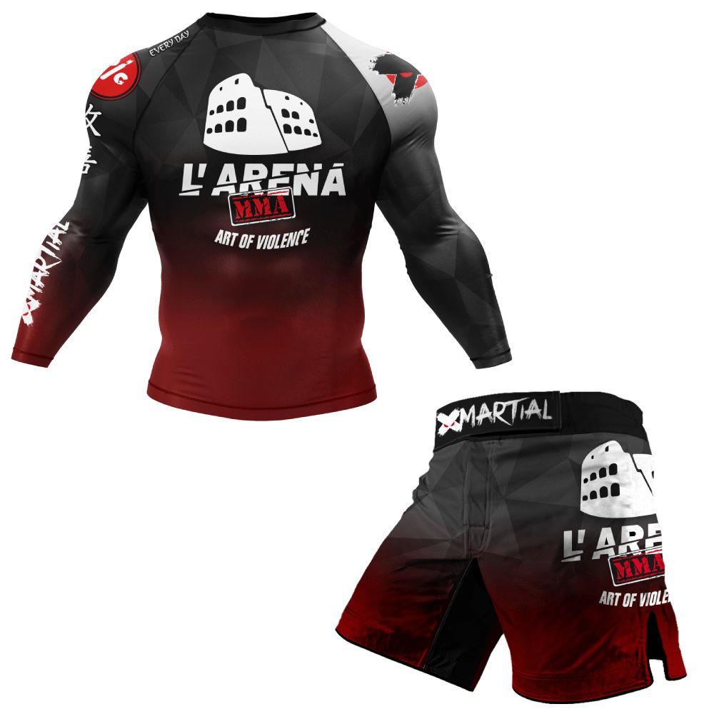L' Arena BJJ Rash Guard sold by XMartial product image thumbnail 3