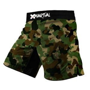 Camo 2.0 Hybrid BJJ/MMA Shorts sold by XMartial