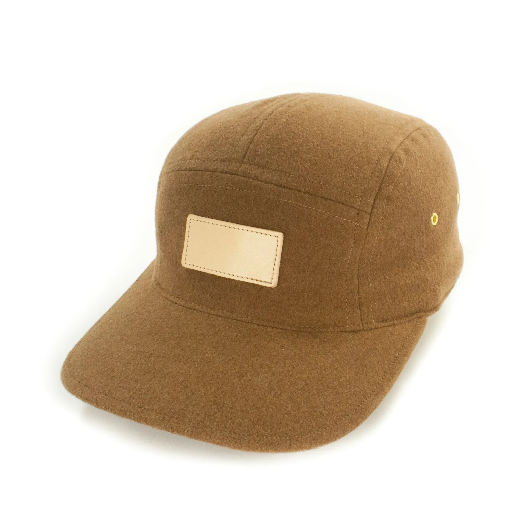 Brown Wool 5-Panel sold by OldHat Winnipeg