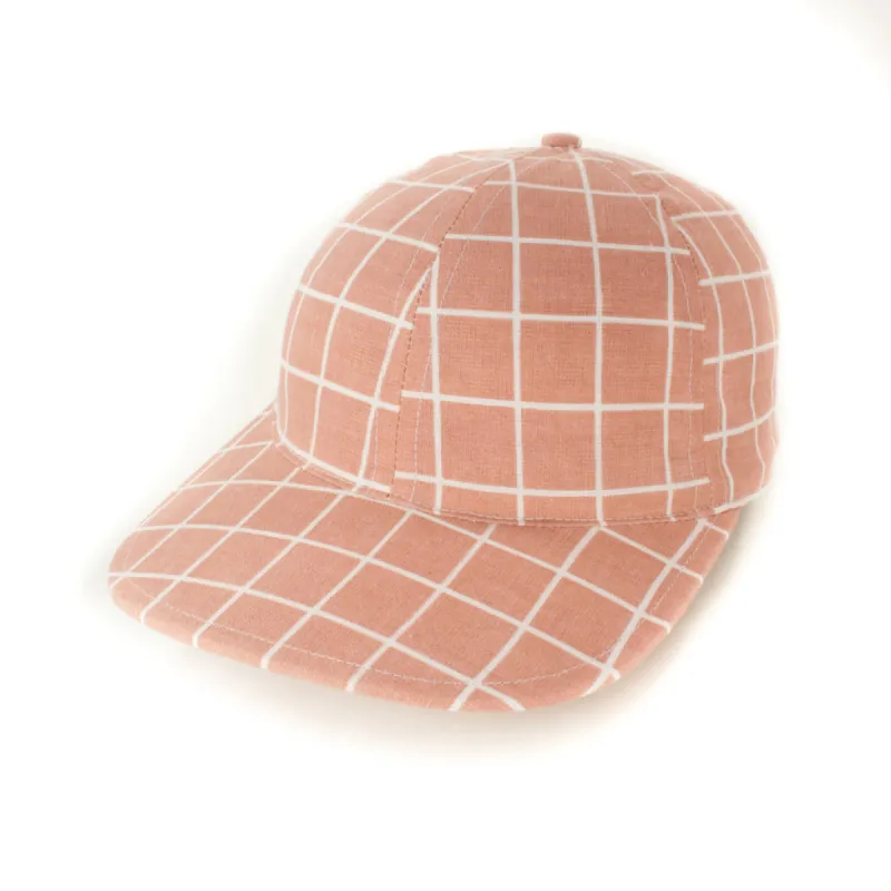 Pink-White Grid sold by OldHat Winnipeg