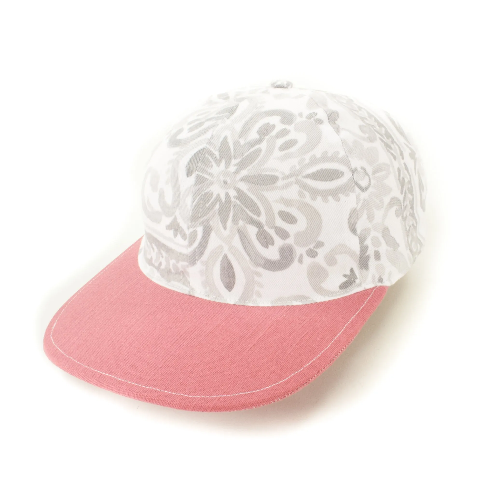 White/Grey Floral w/ Pink sold by OldHat Winnipeg