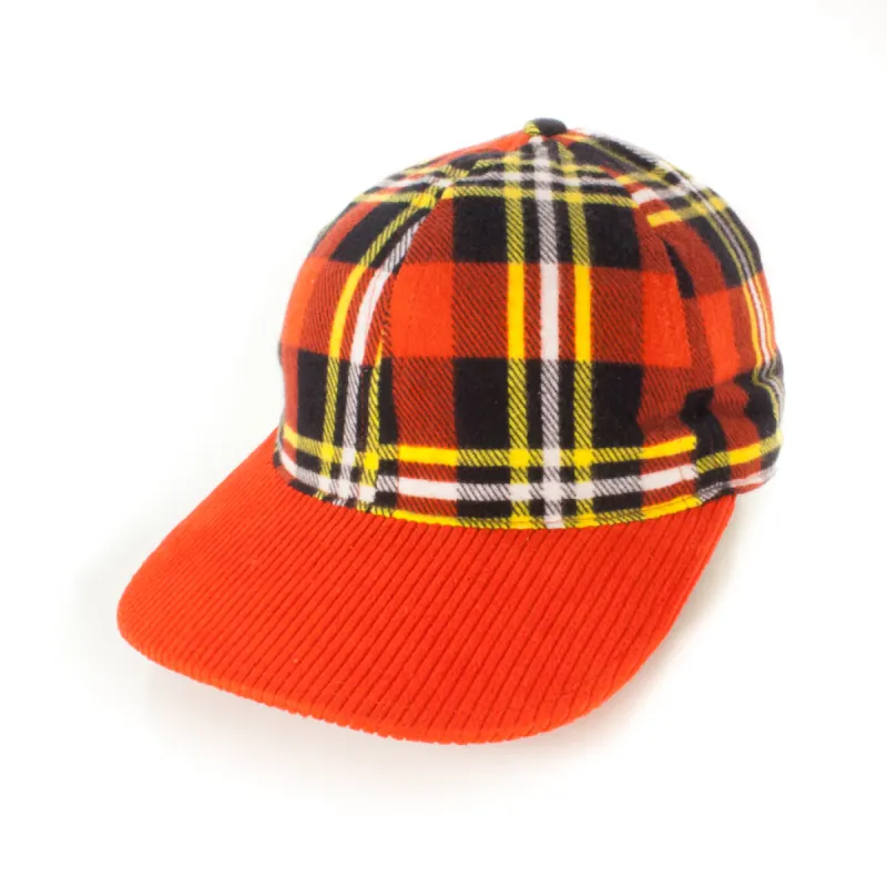 Red/Black/Yellow Plaid w/ Red Cord Brim sold by OldHat Winnipeg