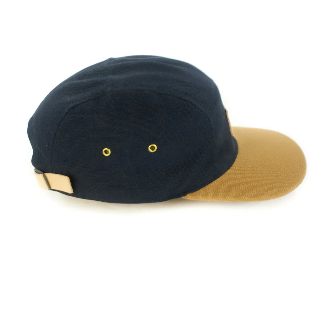 Navy w/ Caramel 5-Panel sold by OldHat Winnipeg product image thumbnail 2