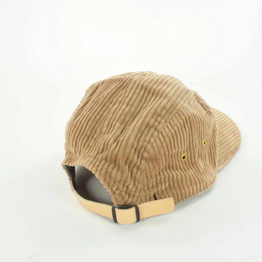 Tan Wide Wale Corduroy 5-Panel sold by OldHat Winnipeg product image thumbnail 3