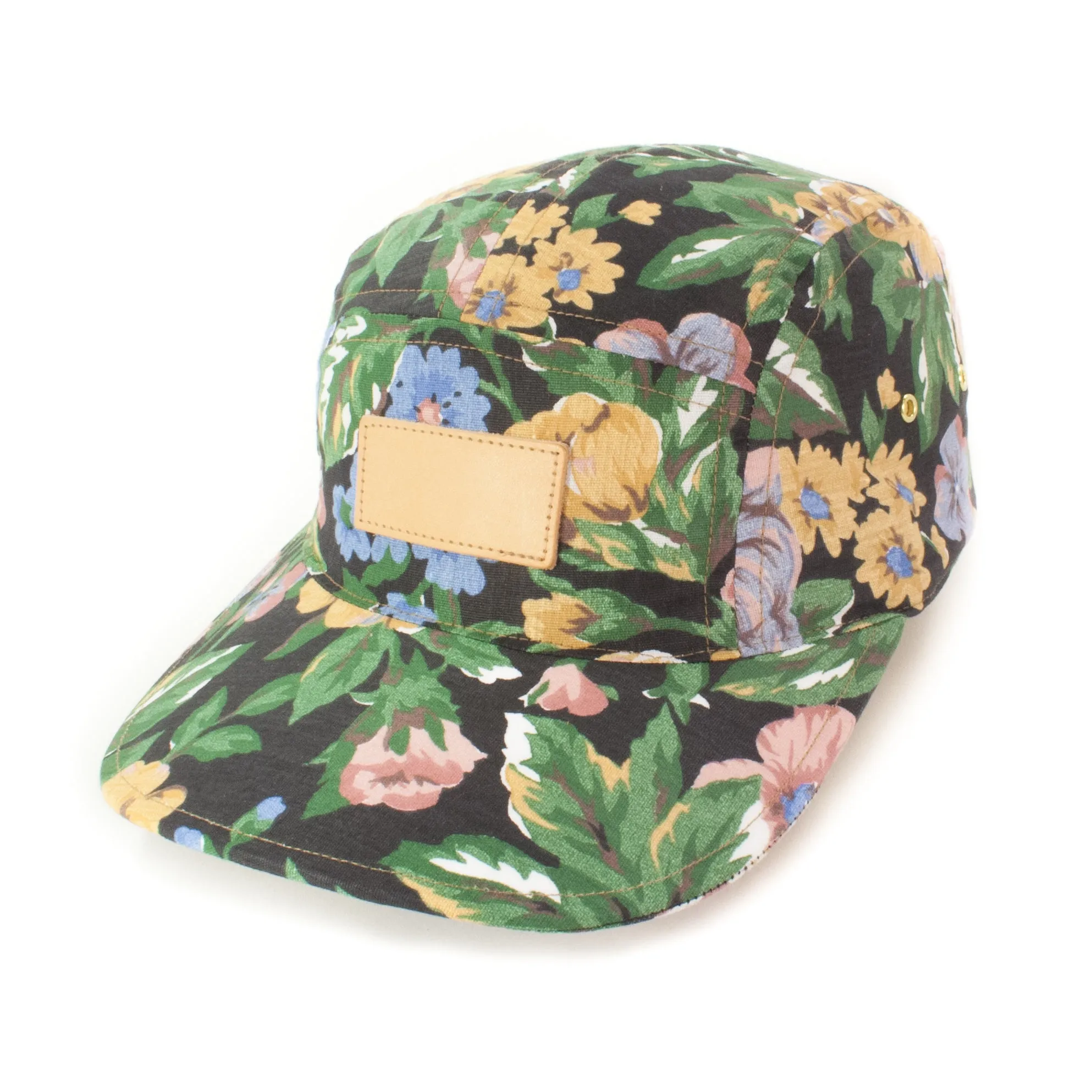 Floral on Black 5-Panel sold by OldHat Winnipeg