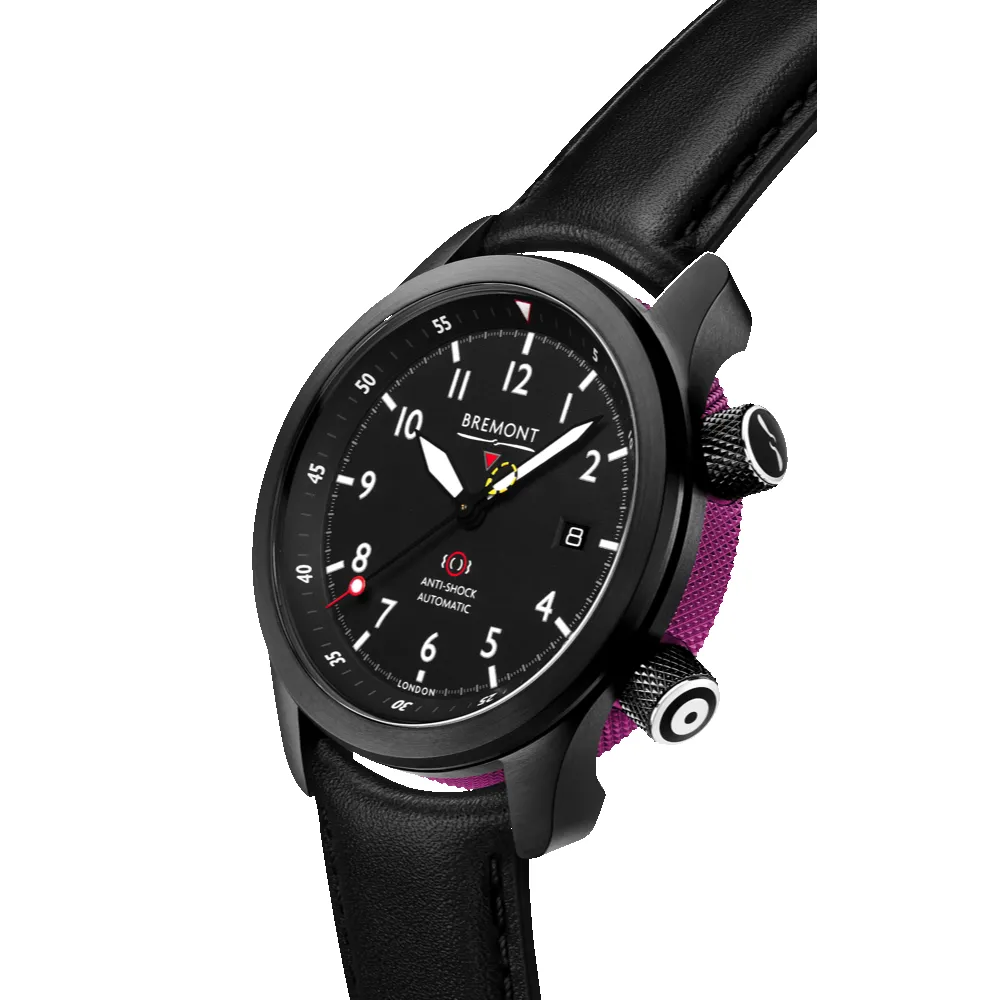 MBII Custom DLC, Black Dial with Purple Barrel & Open Case Back sold by Bremont product image thumbnail 5