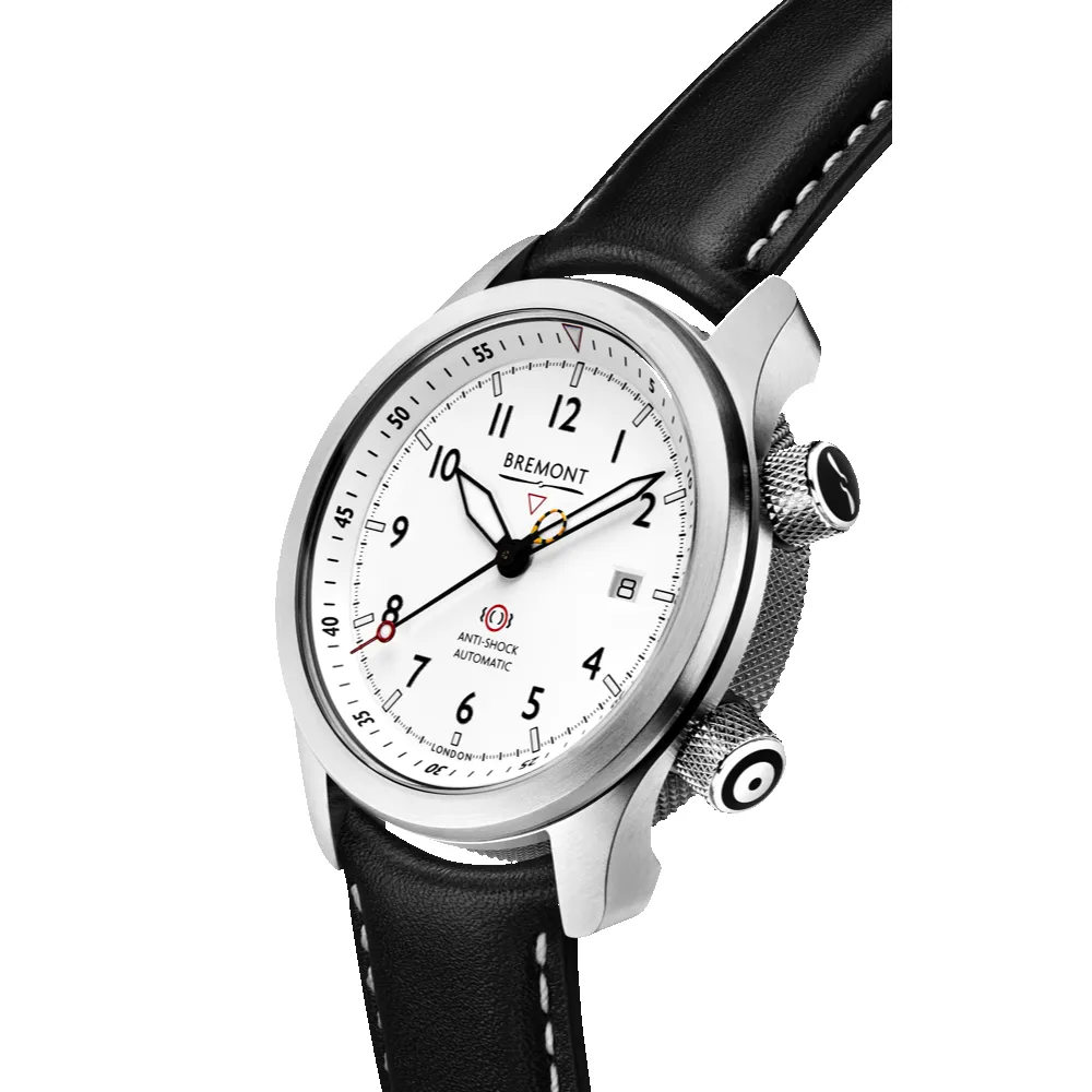 MBII Custom Stainless Steel, White Dial with Titanium Barrel & Open Case Back sold by Bremont product image thumbnail 2