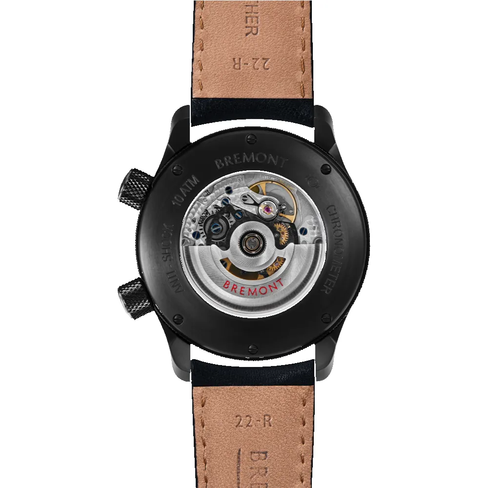 MBII Custom DLC, Black Dial with Jet Barrel & Open Case Back sold by Bremont product image thumbnail 3
