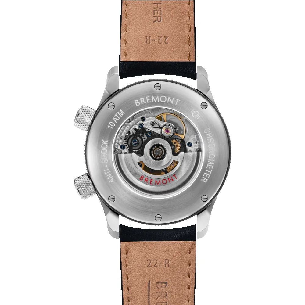 MBII Custom Stainless Steel, Black Dial with Titanium Barrel & Open Case Back sold by Bremont product image thumbnail 3
