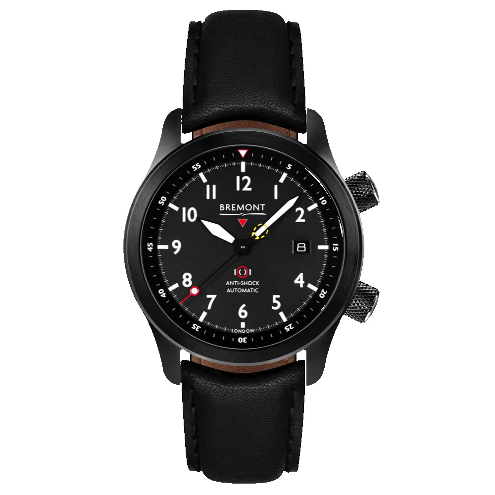 MBII Custom DLC, Black Dial with Yellow Barrel & Open Case Back sold by Bremont product image thumbnail 4