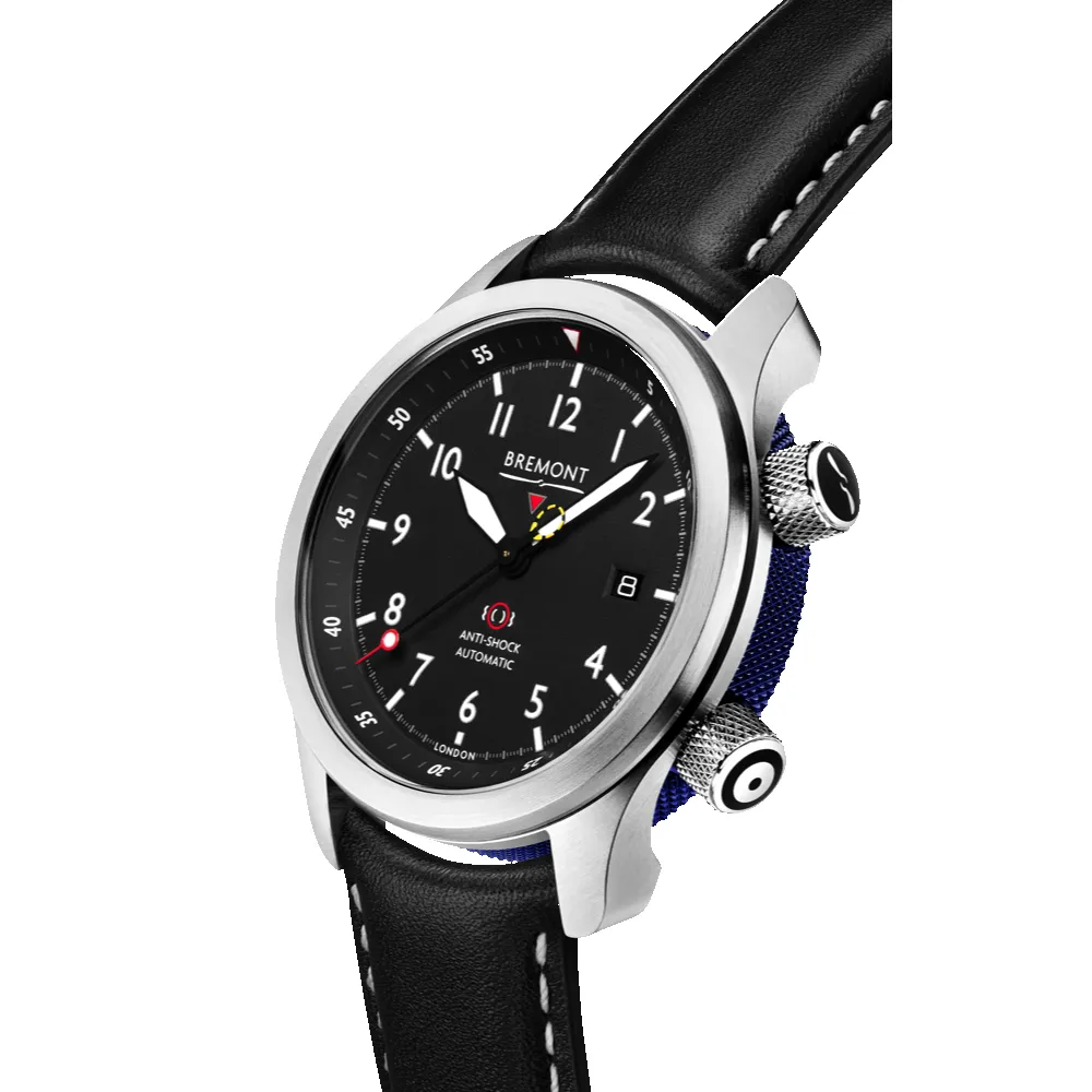 MBII Custom Stainless Steel, Black Dial with Blue Barrel & Closed Case Back sold by Bremont product image thumbnail 2