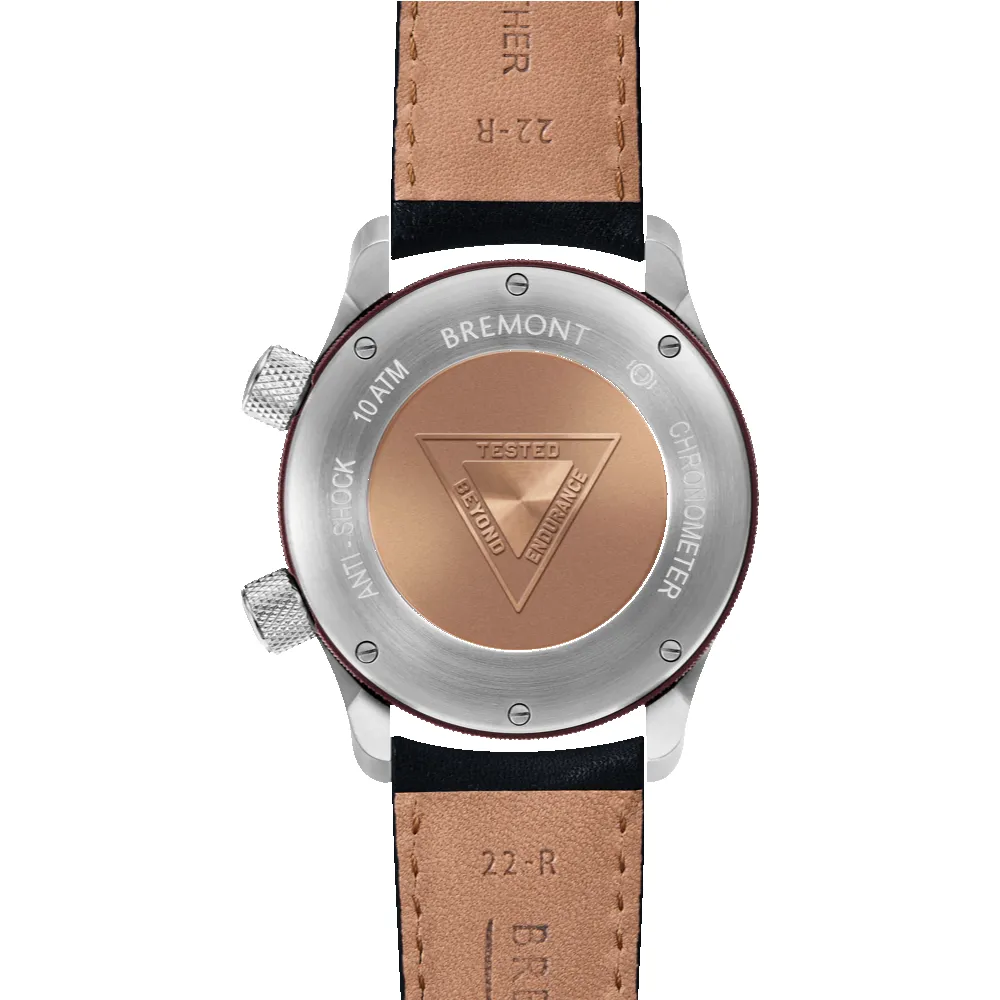 MBII Custom Stainless Steel, Black Dial with Anthracite Barrel & Closed Case Back sold by Bremont product image thumbnail 3