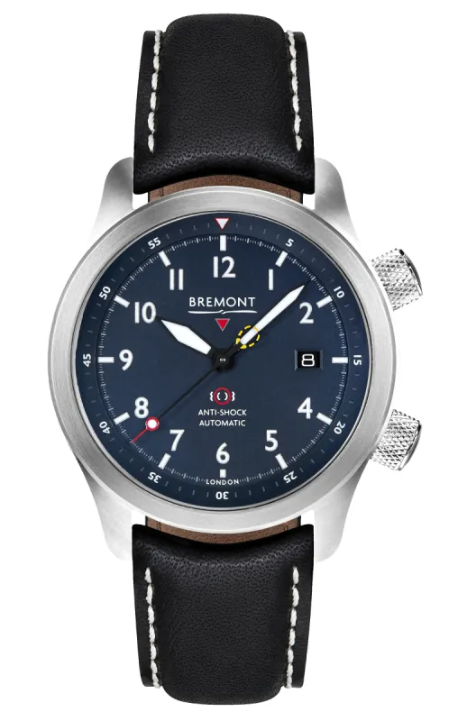 MBII Custom Stainless Steel, Blue Dial with Dark Blue Barrel & Open Case Back sold by Bremont
