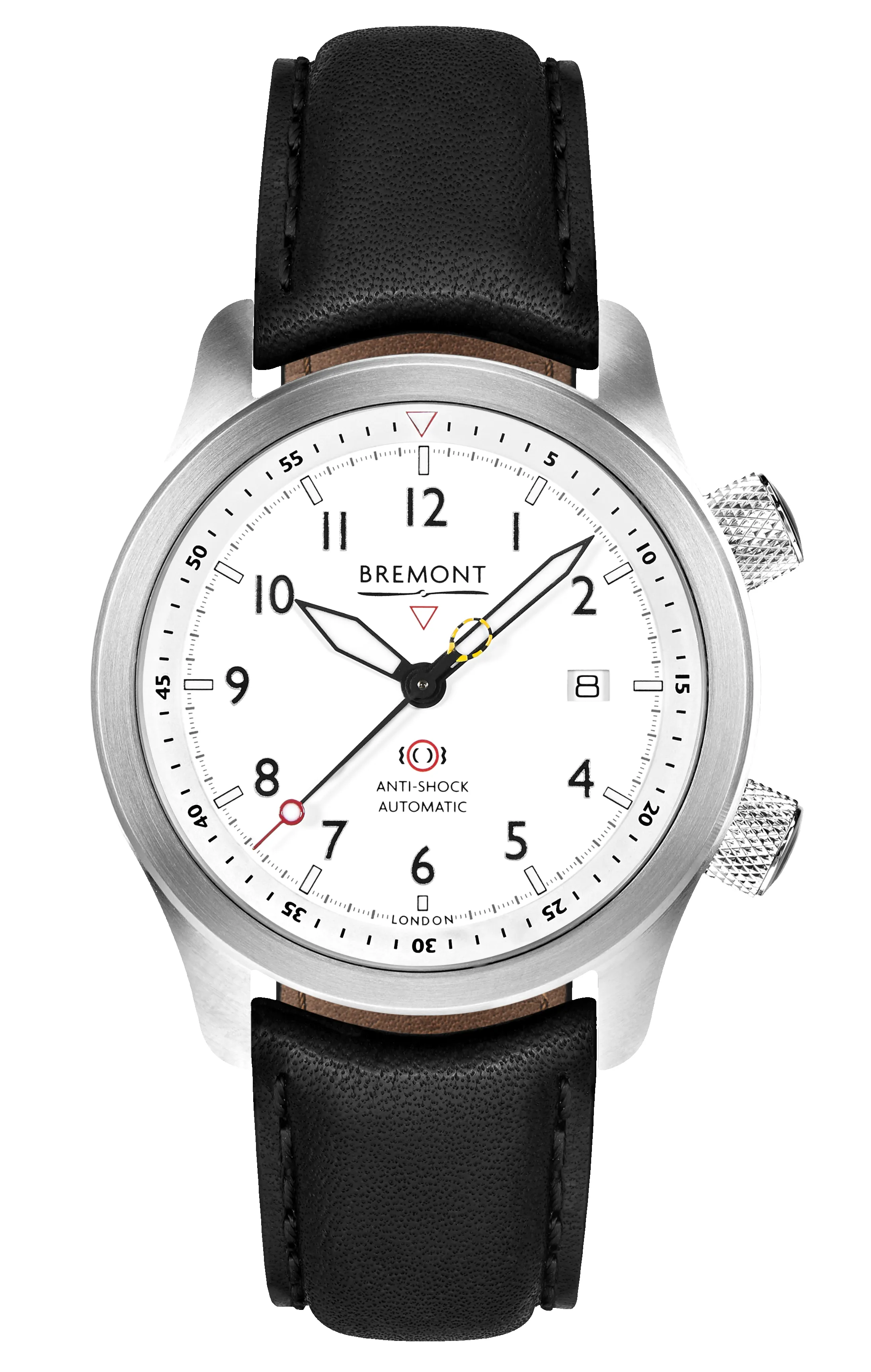 MBII Custom Stainless Steel, White Dial with Dark Blue Barrel & Open Case Back sold by Bremont product image thumbnail 4