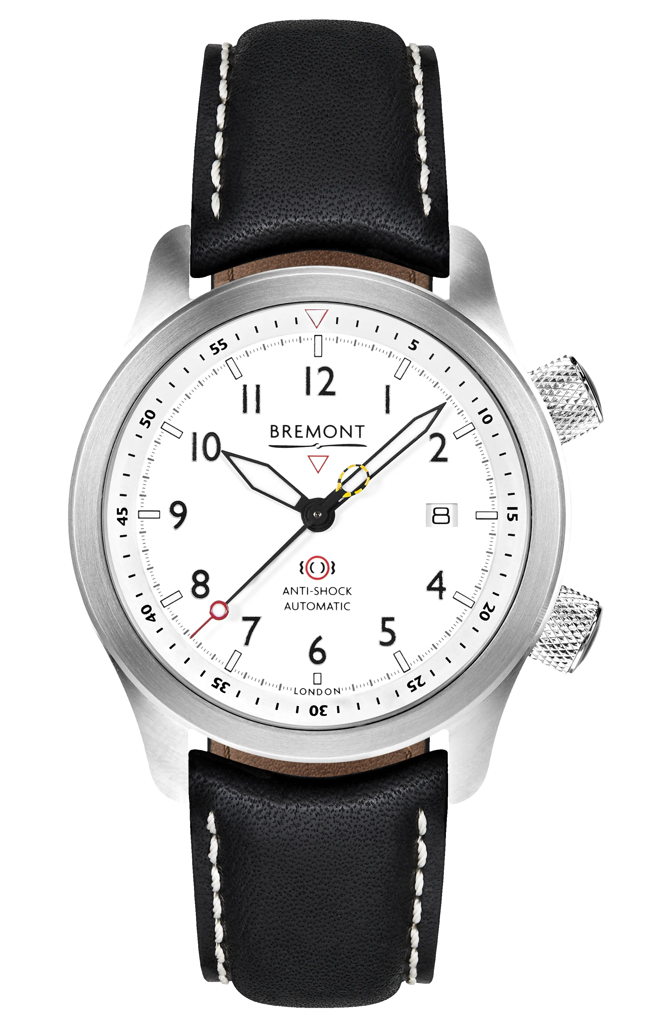 MBII Custom Stainless Steel, White Dial with Dark Blue Barrel & Closed Case Back sold by Bremont