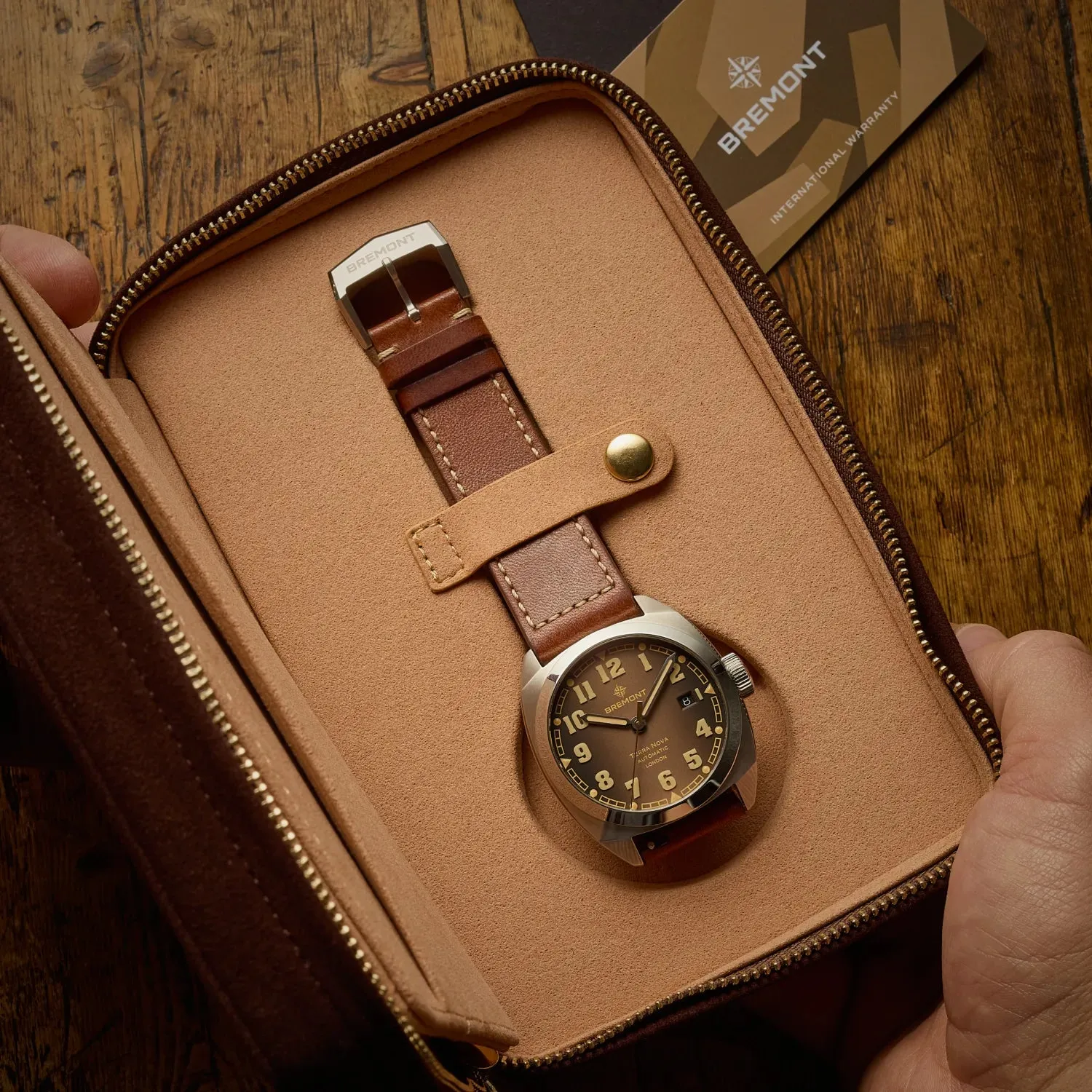 Terra Nova 40.5 Date 'Caramel' sold by Bremont product image thumbnail 4