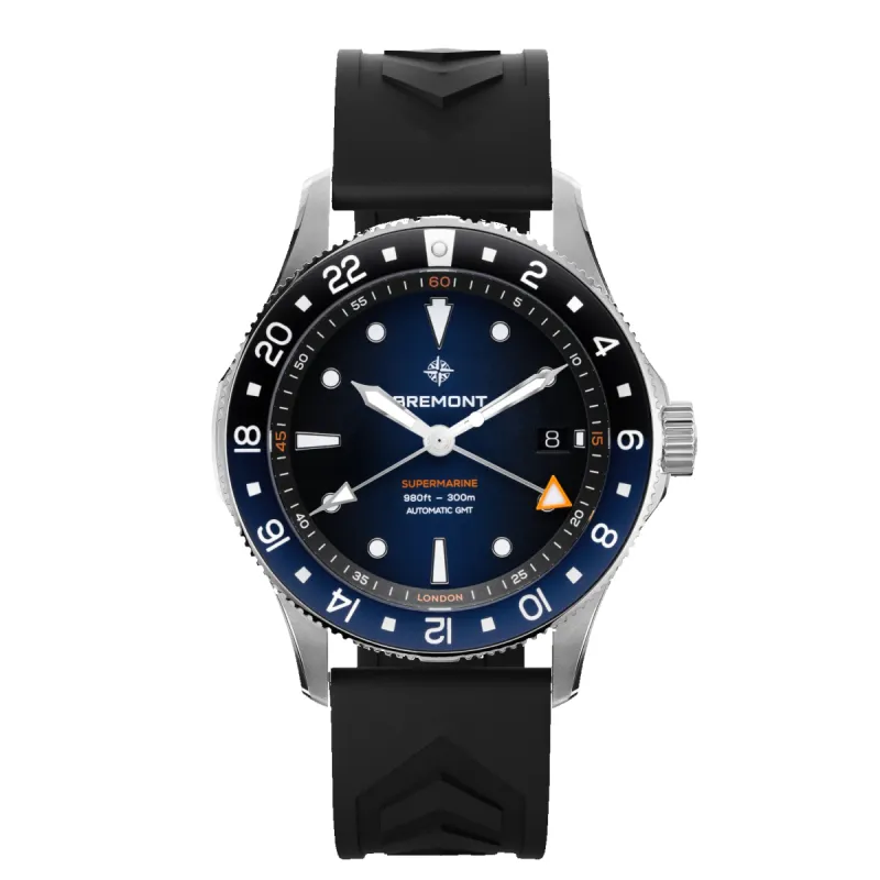 Supermarine 300M GMT, 'Glacier' Blue sold by Bremont