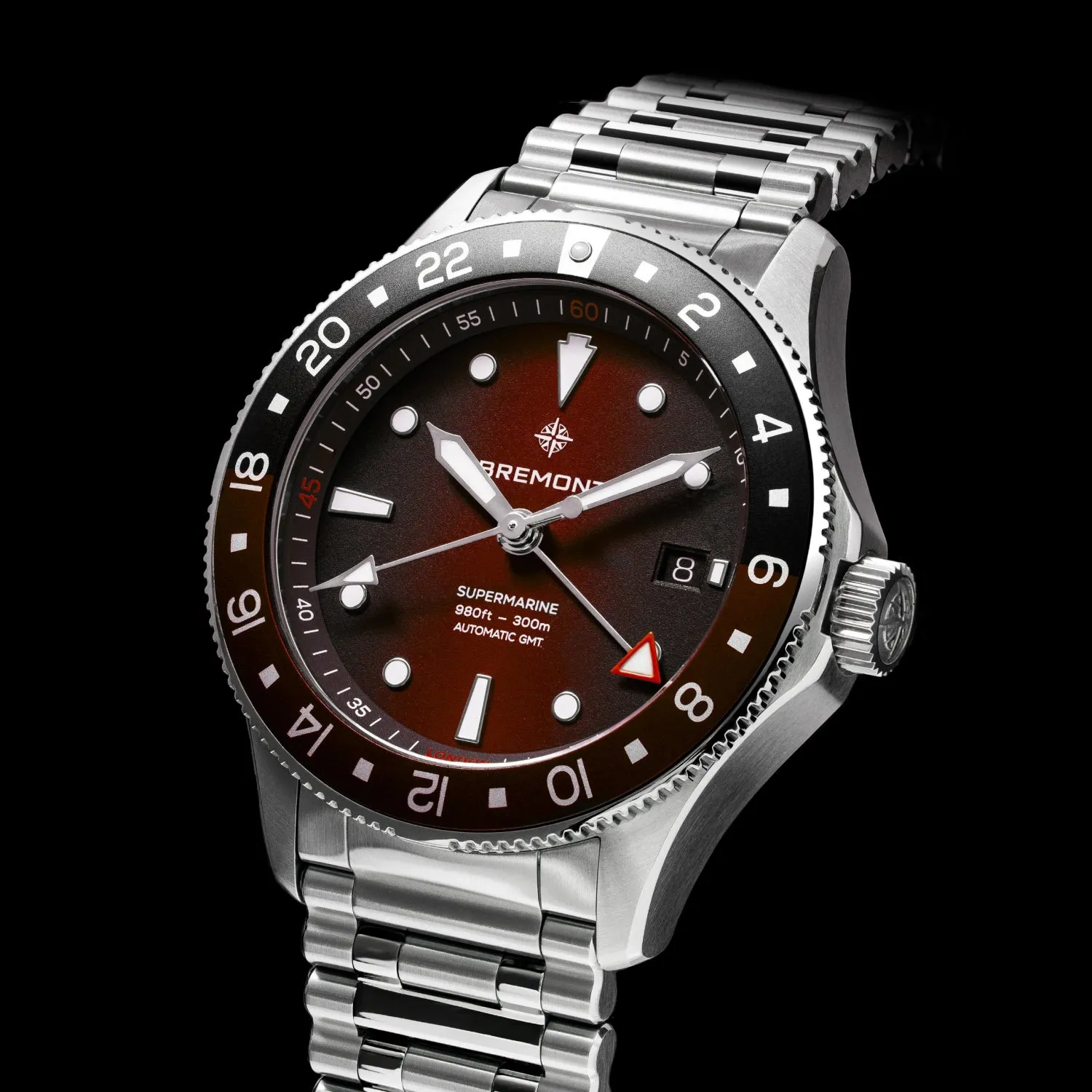 Supermarine 300M GMT, 'Ember' Red sold by Bremont product image thumbnail 3