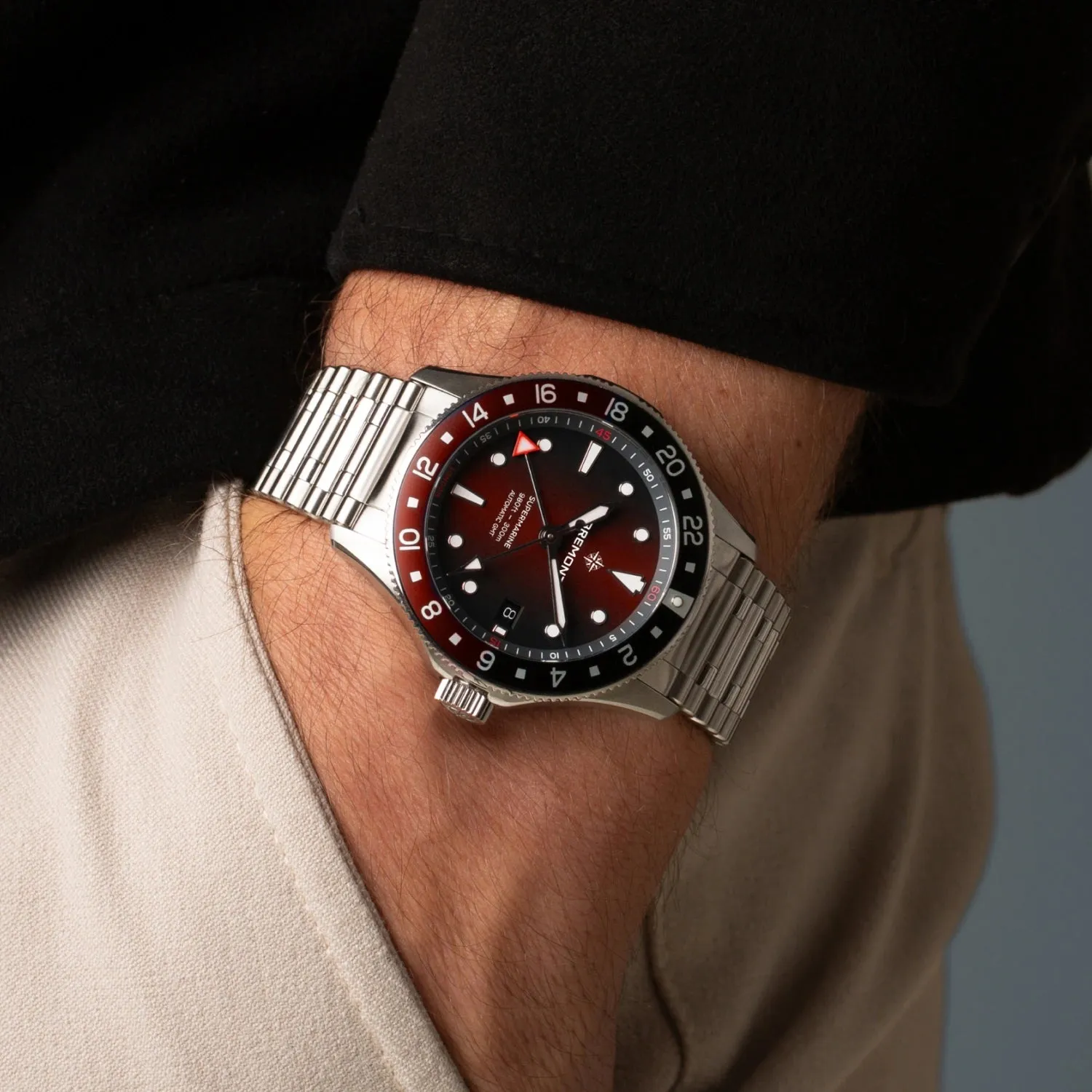 Supermarine 300M GMT, 'Ember' Red sold by Bremont product image thumbnail 4