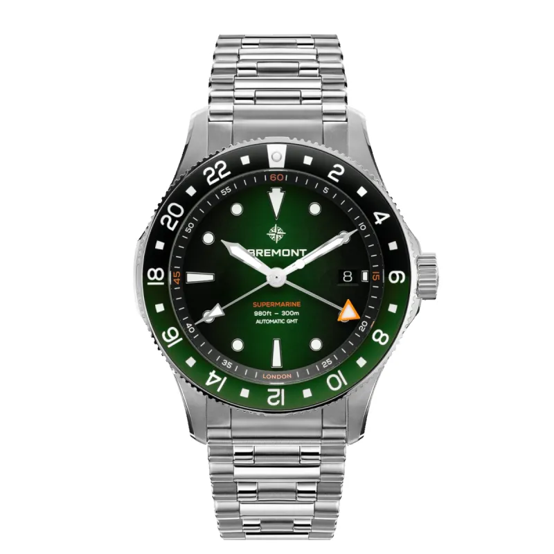 Supermarine 300M GMT, 'Tundra' Green sold by Bremont