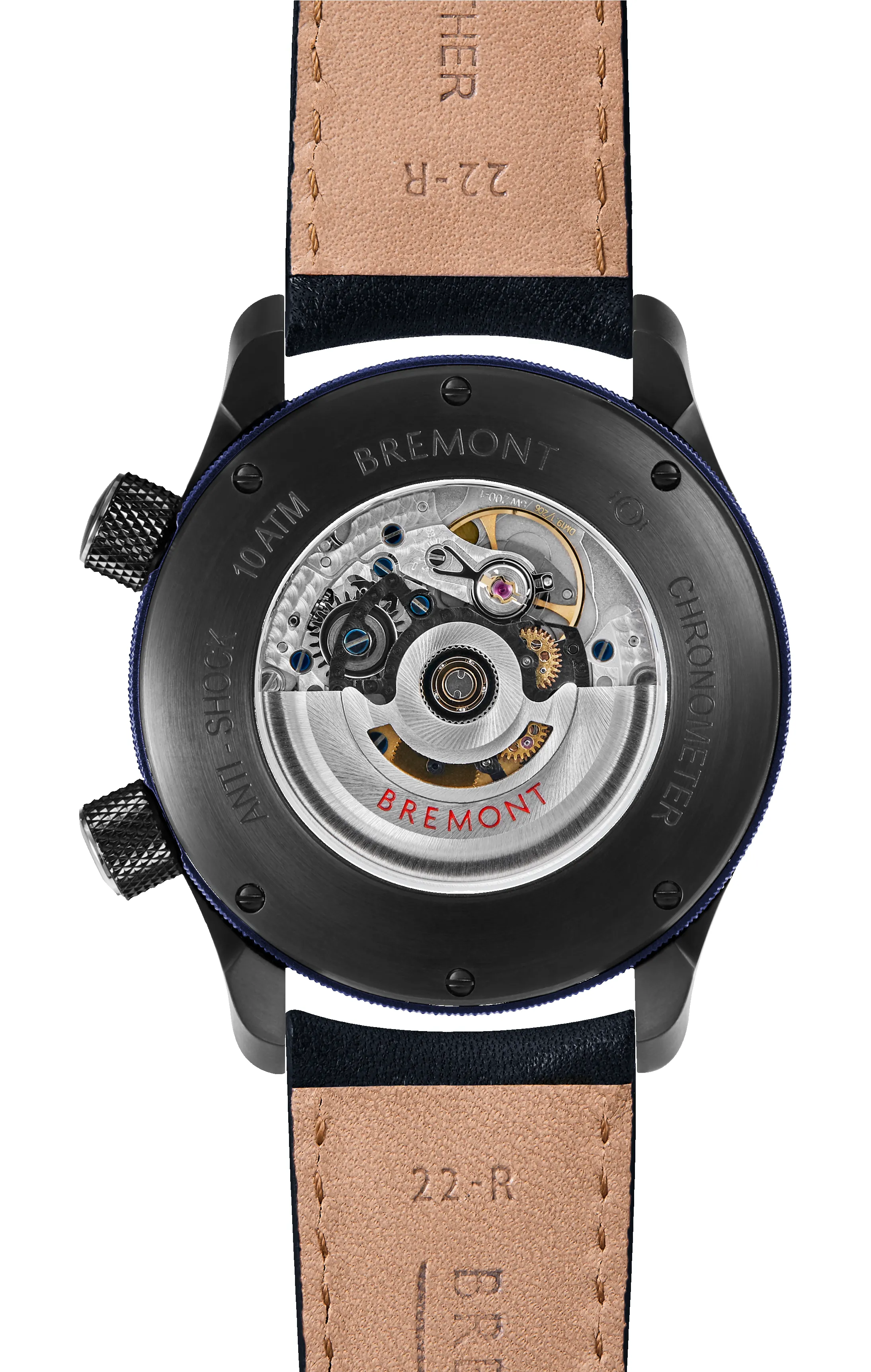 MBII Custom DLC, Blue Dial with Dark Blue Barrel & Open Case Back sold by Bremont product image thumbnail 3