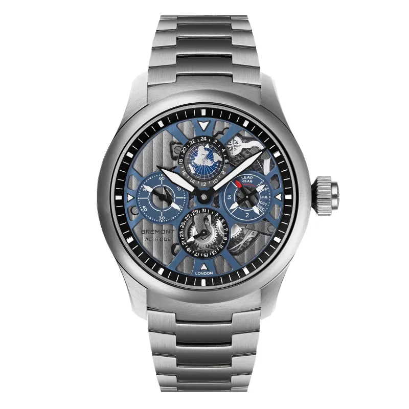 Altitude Skeletonised Perpetual Calendar GMT made by Bremont