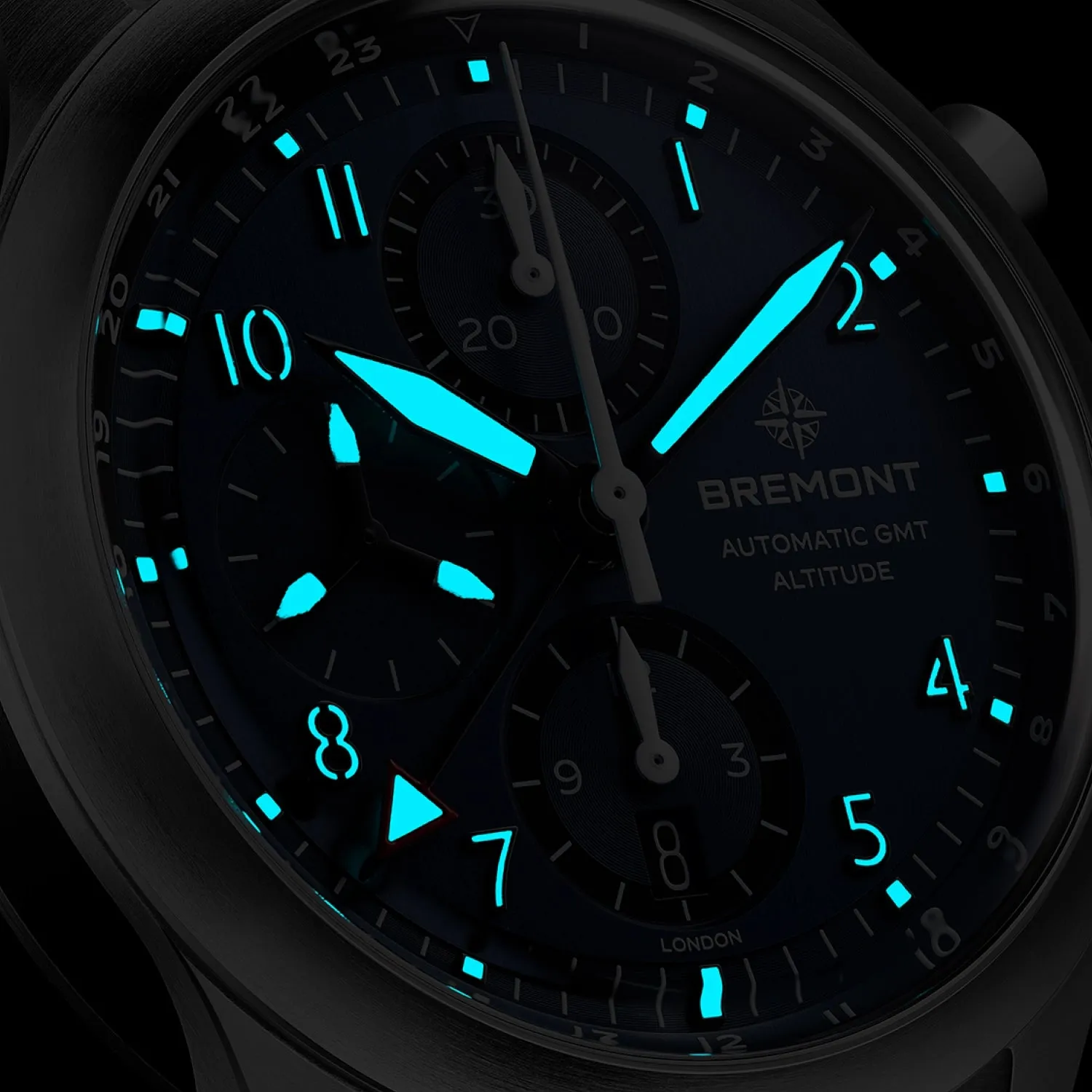 Altitude 42mm Chronograph GMT Blue Dial Leather Strap sold by Bremont product image thumbnail 4