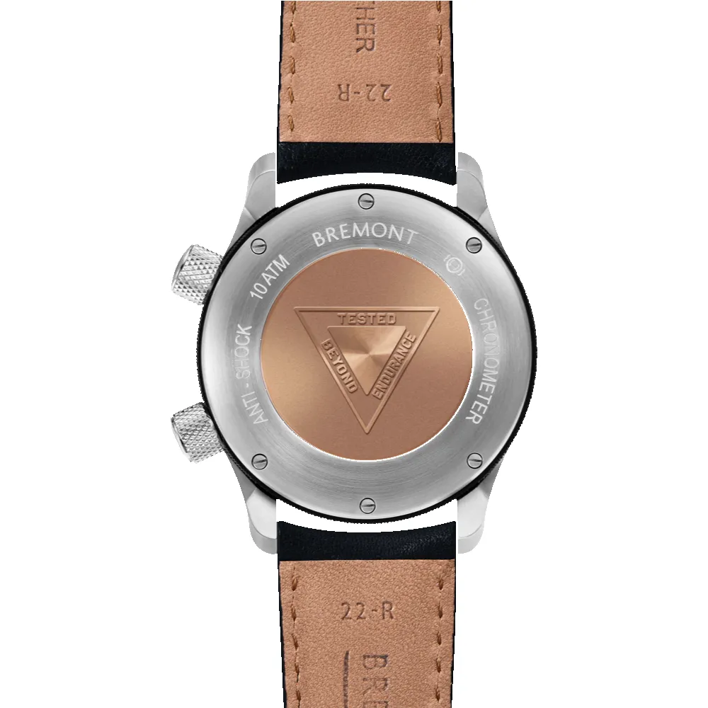 MBII Custom Stainless Steel, Black Dial with Jet Barrel & Closed Case Back sold by Bremont product image thumbnail 3