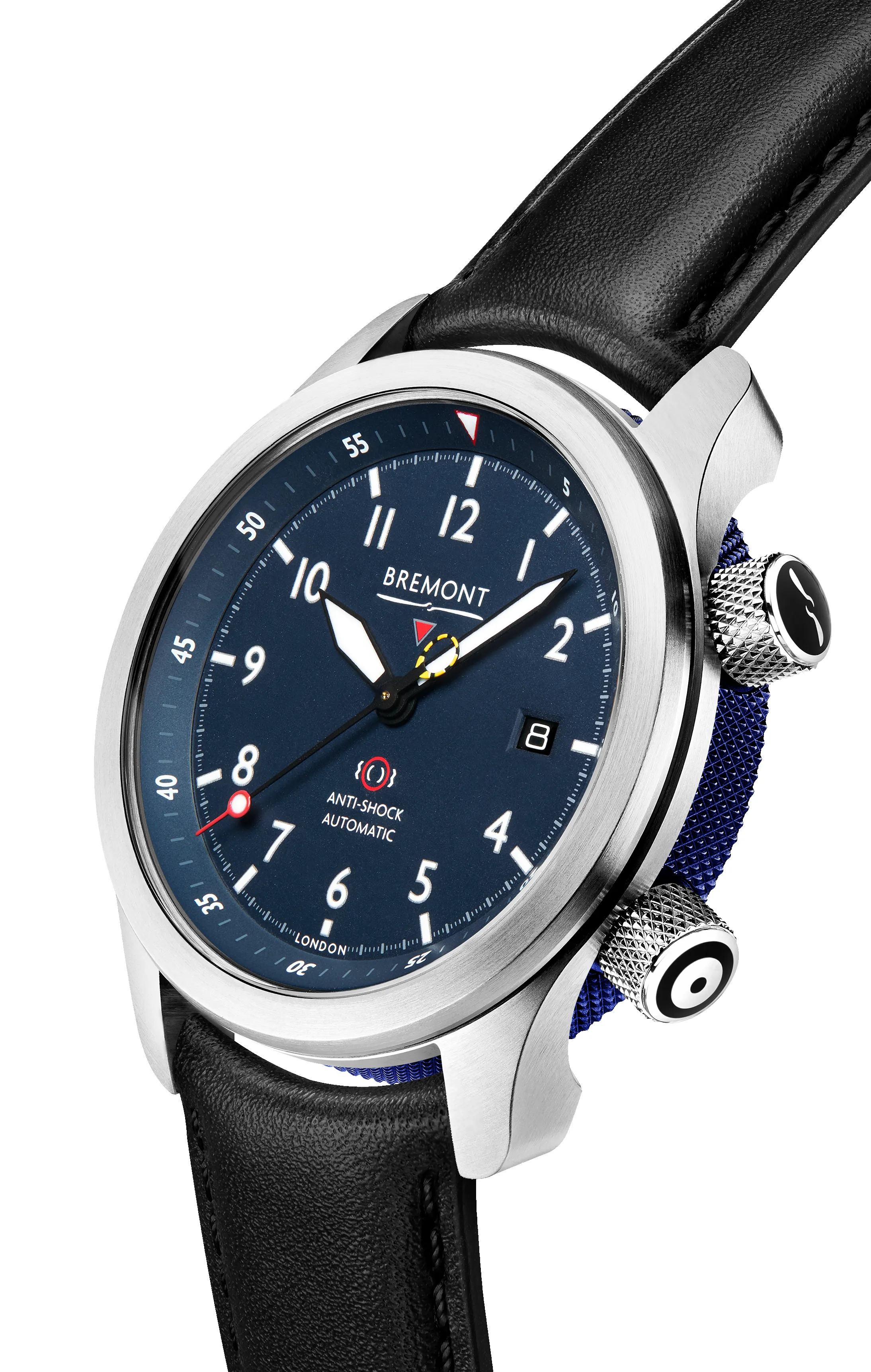 MBII Custom Stainless Steel, Blue Dial with Dark Blue Barrel & Closed Case Back sold by Bremont product image thumbnail 5