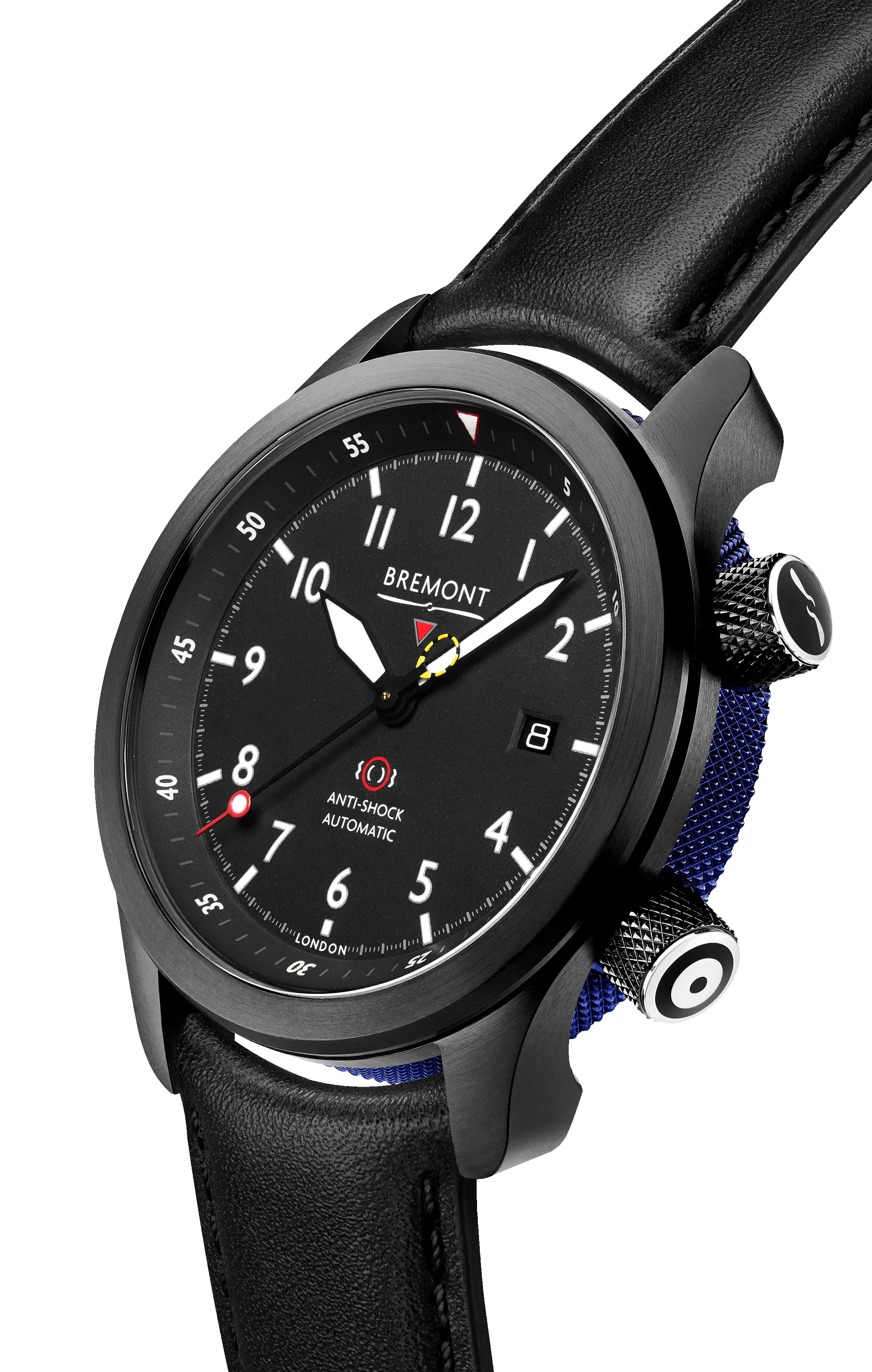 MBII Custom DLC, Black Dial with Dark Blue Barrel & Closed Case Back sold by Bremont product image thumbnail 5