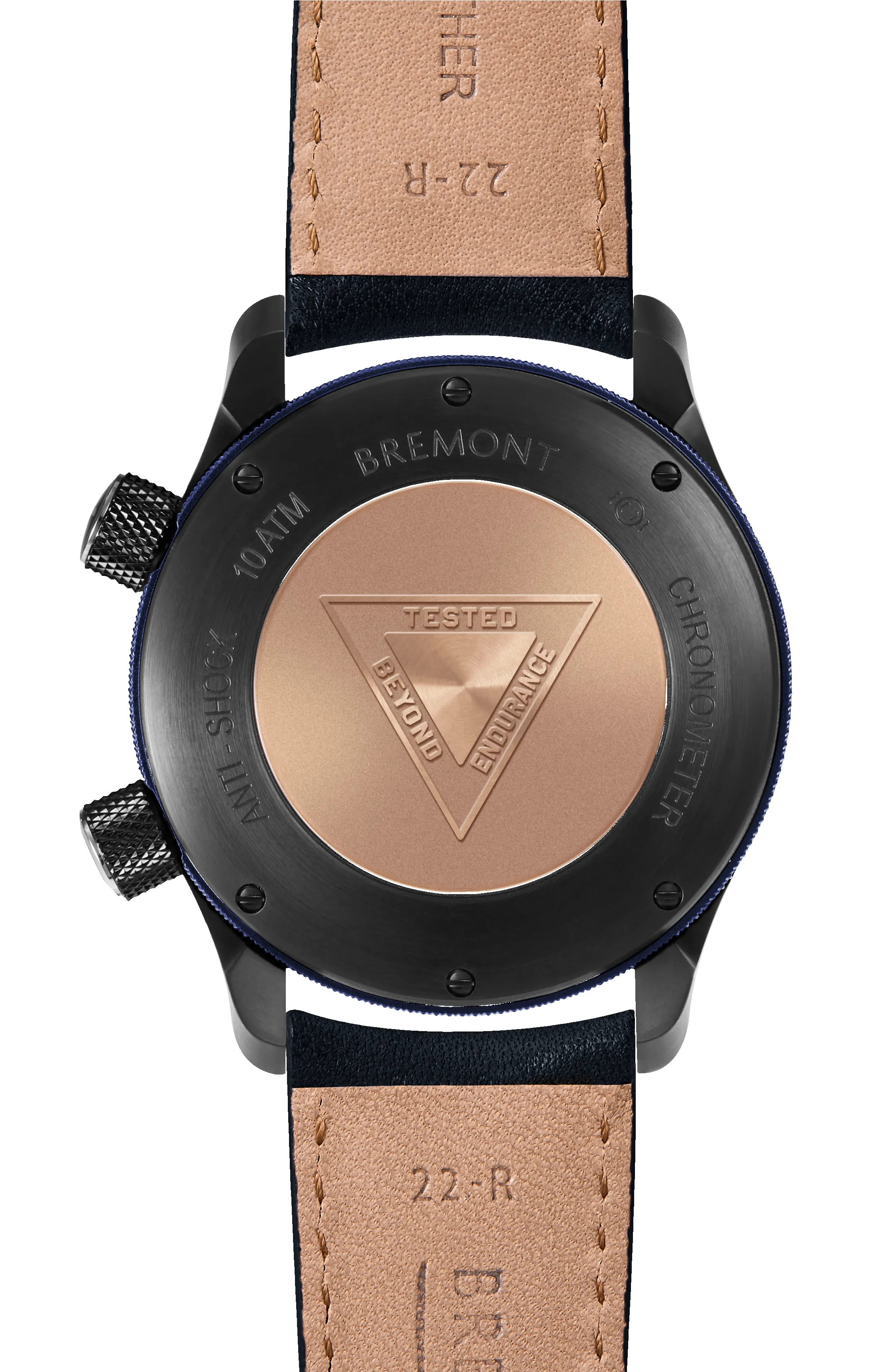 MBII Custom DLC, Black Dial with Dark Blue Barrel & Closed Case Back sold by Bremont product image thumbnail 3